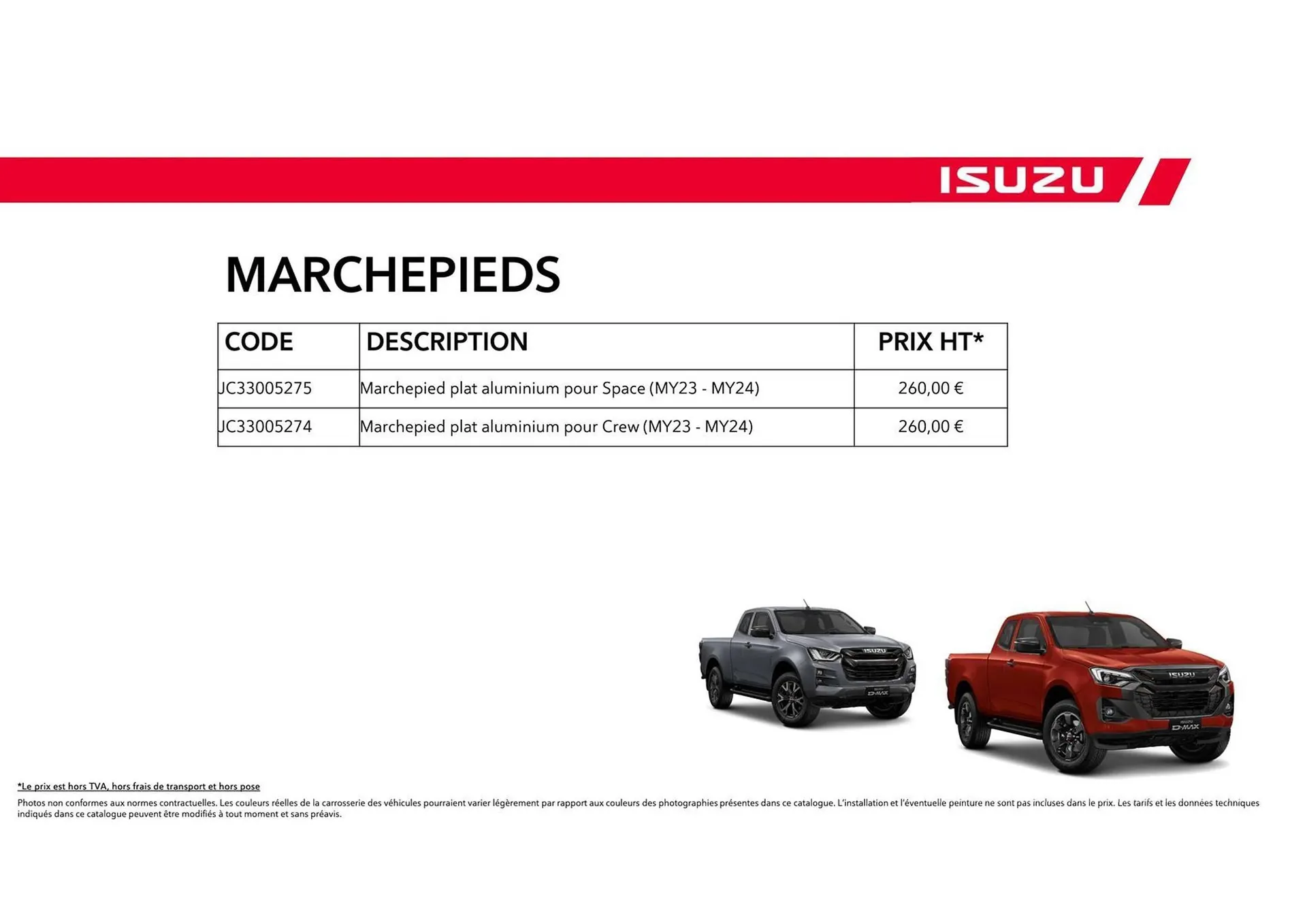 Catalogue Isuzu du 15 octobre au 15 octobre 2025 - Catalogue page 42