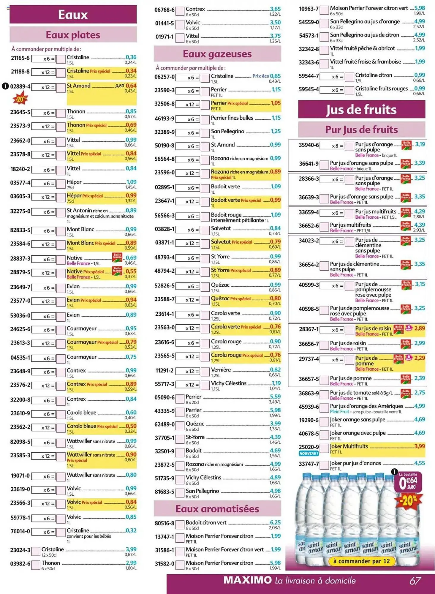 Catalogue Maximo du 12 mai au 8 juin 2025 - Catalogue page 67