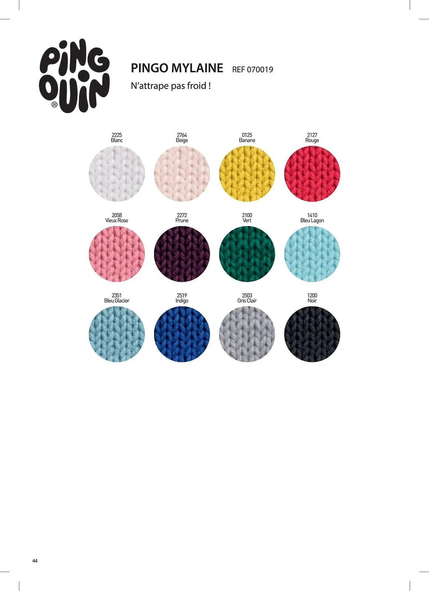 Catalogue Phildar du 10 décembre au 31 août 2025 - Catalogue page 44