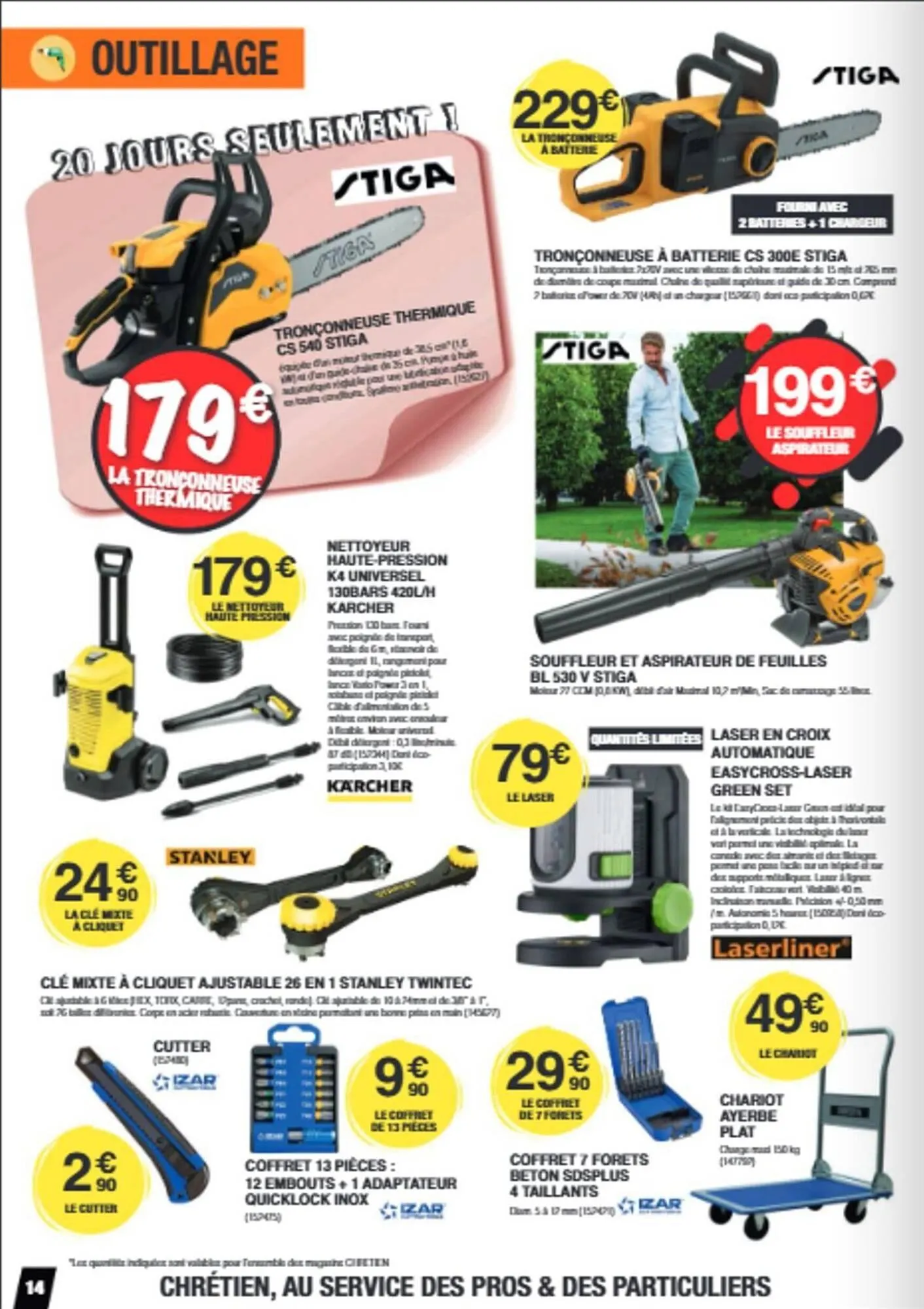Catalogue Chretien Matériaux du 15 octobre au 10 novembre 2025 - Catalogue page 14