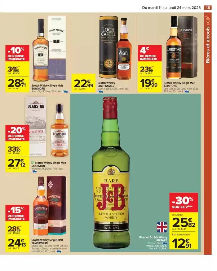 LES JOURS MEILLEURS AVEC LES PRODUITS CARREFOUR du 11 mars au 24 mars 2025 - Catalogue page 47