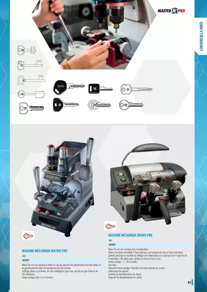 Guide Quincaillerie Serrurerie 2025 - 2026 du 1 avril au 1 avril 2026 - Catalogue page 53