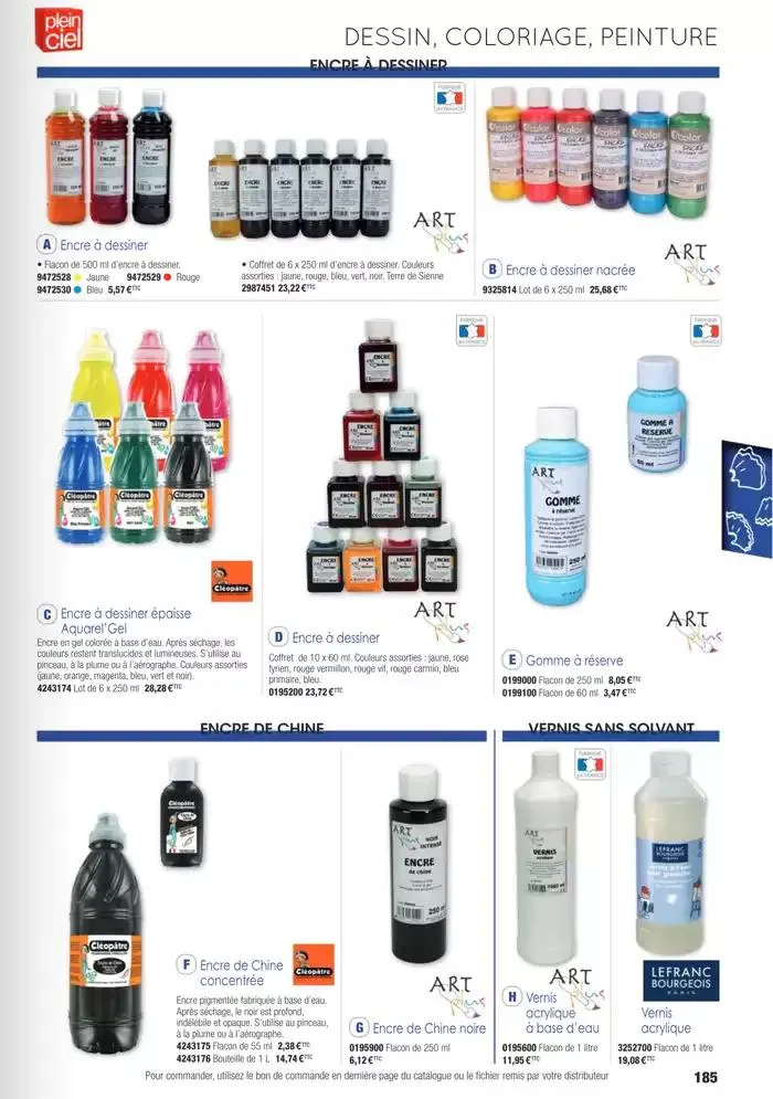 Écoles et loisirs 2025 du 1 janvier au 31 décembre 2025 - Catalogue page 185