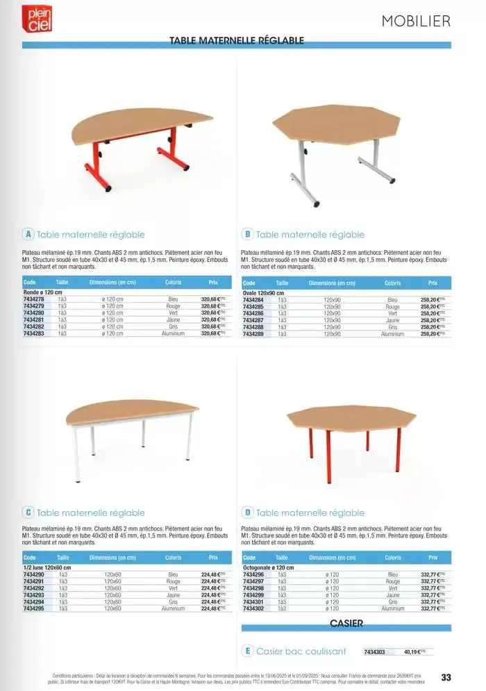 Écoles et loisirs 2025 du 1 janvier au 31 décembre 2025 - Catalogue page 33