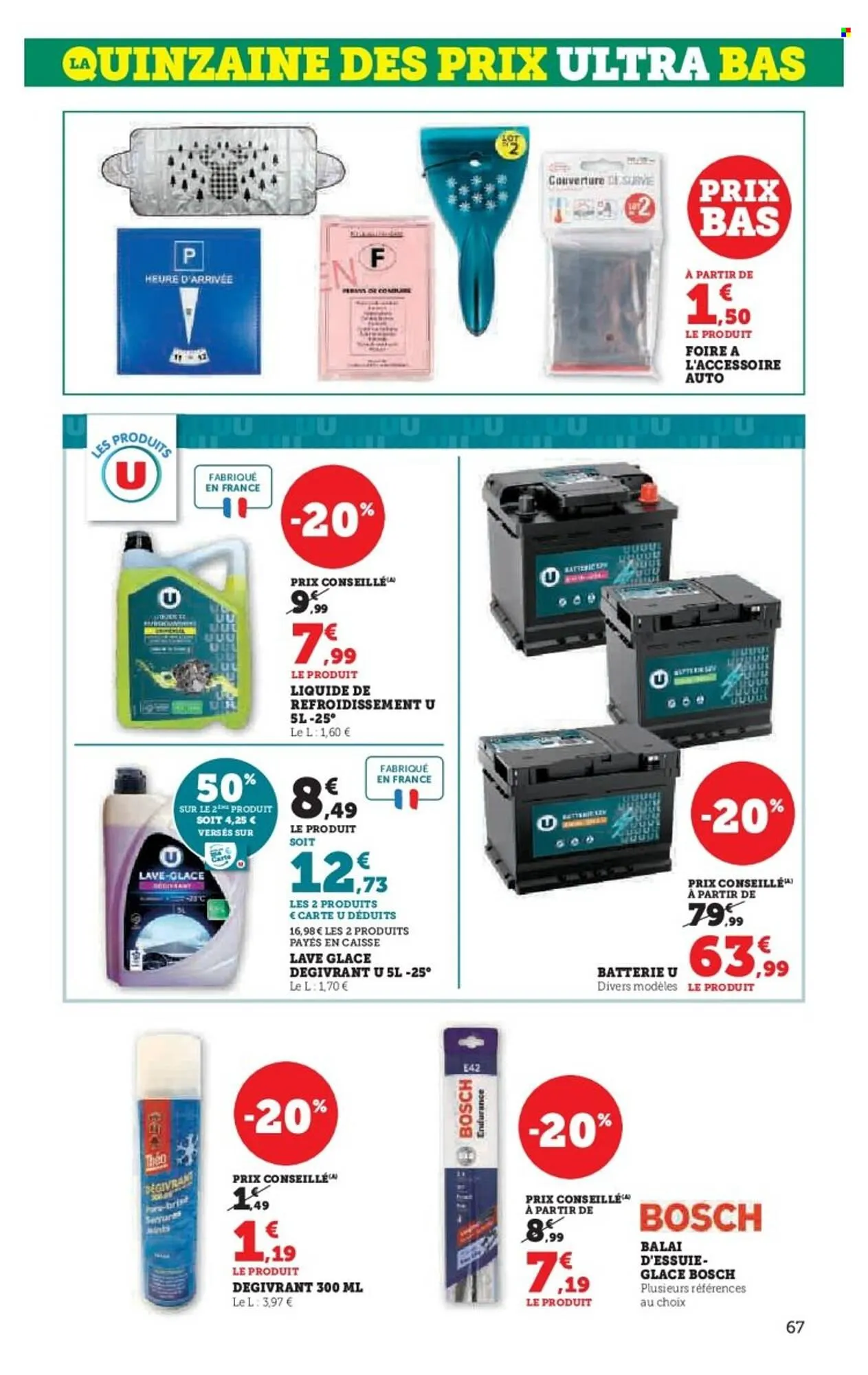 Catalogue Hyper U du 6 janvier au 18 janvier 2026 - Catalogue page 67