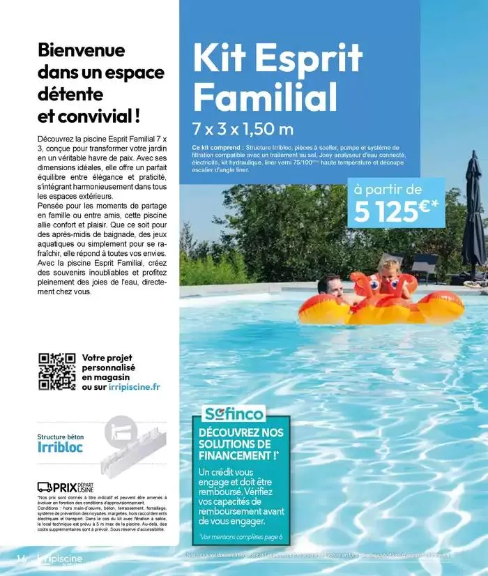 Les plaisir de l'eau Piscine,Spa,Arrosage du 10 mars au 31 décembre 2025 - Catalogue page 16