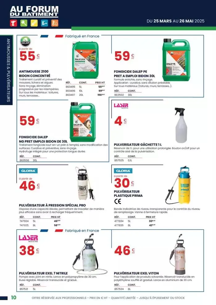 Sélection Jardin Printemps - Été du 28 mars au 26 mai 2025 - Catalogue page 10