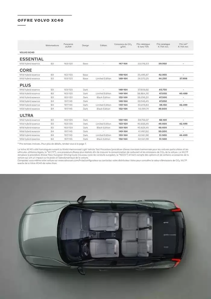 VOLVO XC40 B3/B4 du 7 janvier au 31 décembre 2025 - Catalogue page 3