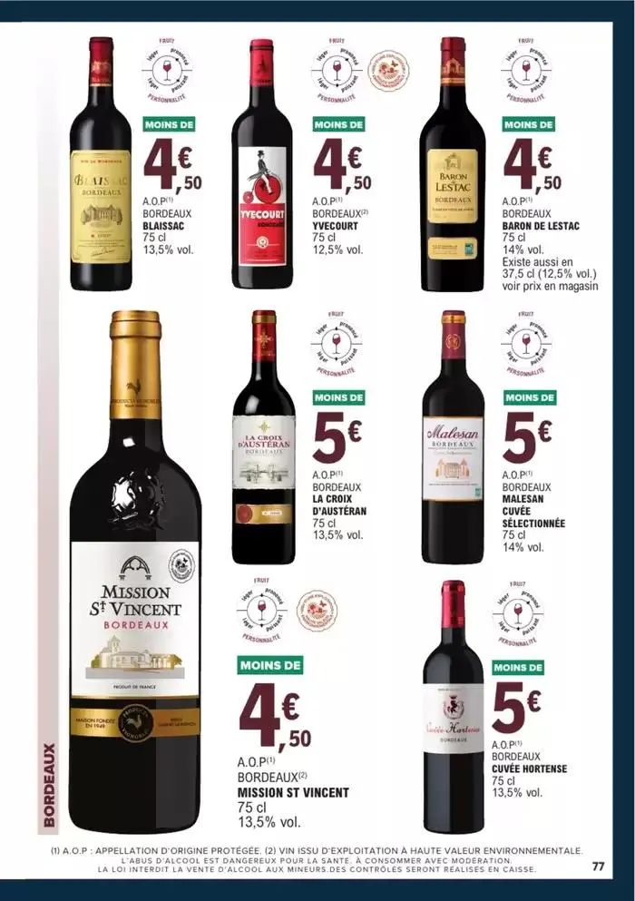 GUIDES DES VINS 2024/2025 du 1 avril au 31 décembre 2025 - Catalogue page 102