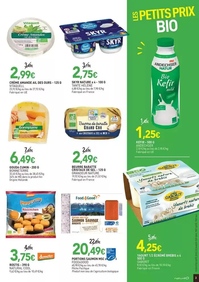 LES PETITS PRIX BIO du 13 novembre au 8 décembre 2024 - Catalogue page 3