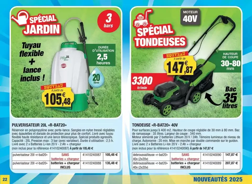 Spécial nouveautés 2025 du 25 février au 31 mai 2025 - Catalogue page 22