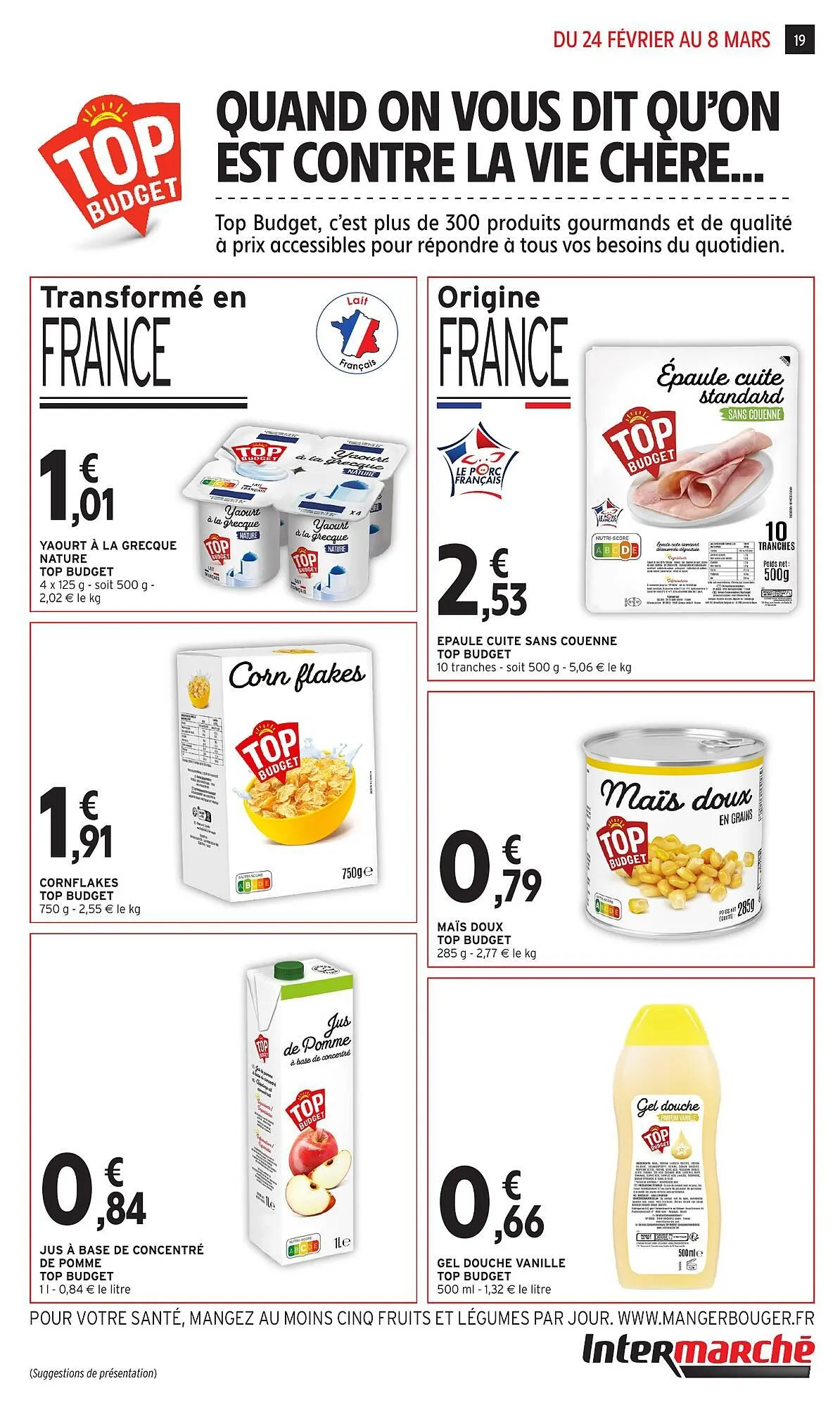 Catalogue Intermarché du 24 février au 8 mars 2026 - Catalogue page 19