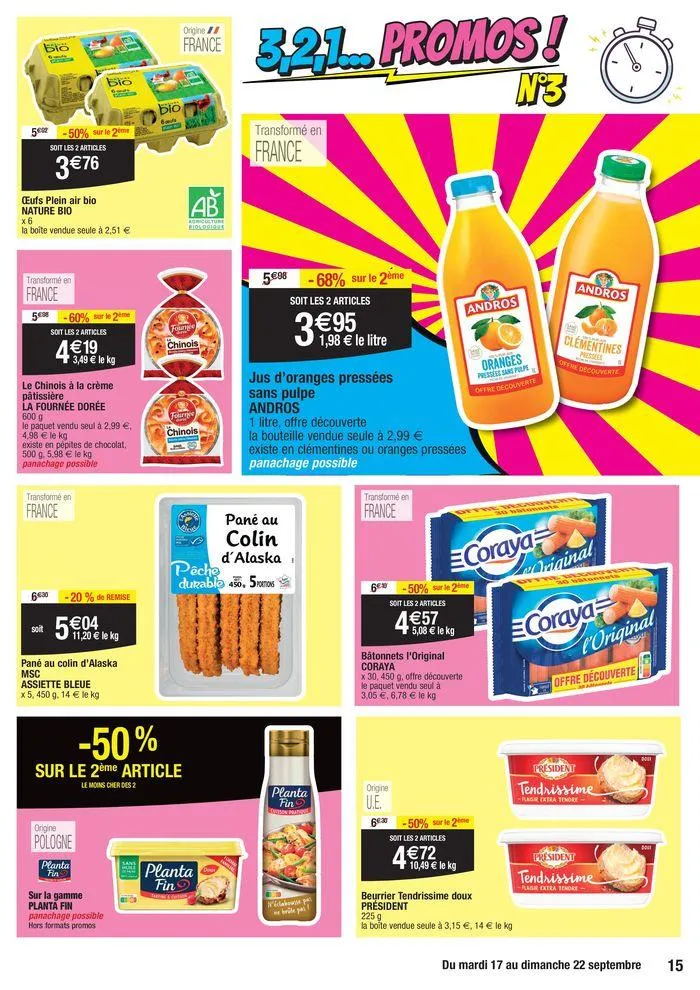 3,2,1… Promos ! du 17 septembre au 22 septembre 2024 - Catalogue page 15