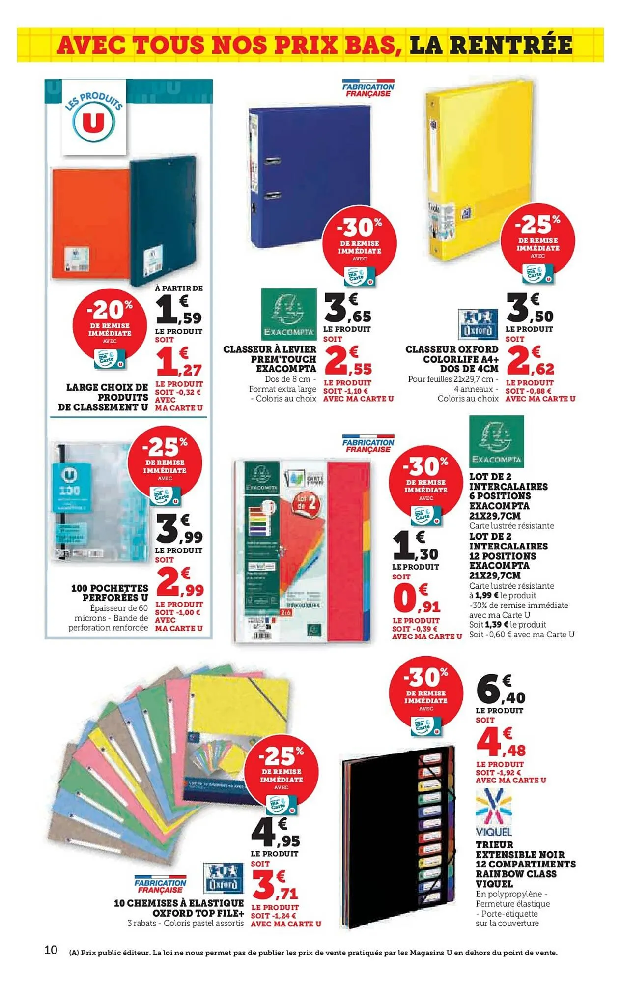 Catalogue Hyper U du 16 juillet au 10 août 2025 - Catalogue page 10