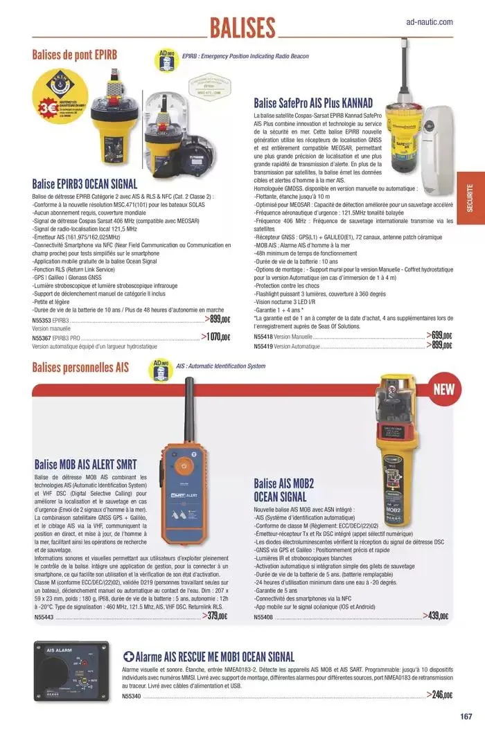 Catalogue Accastillage Diffusion 2025 du 1 janvier au 31 décembre 2025 - Catalogue page 169