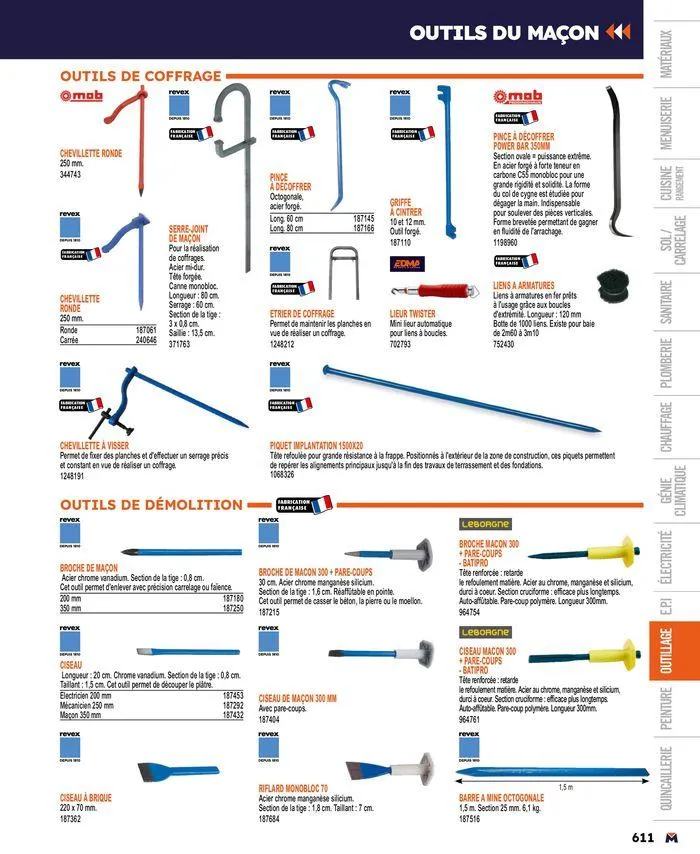 Guide produits 2024 du 15 mars au 31 décembre 2024 - Catalogue page 611