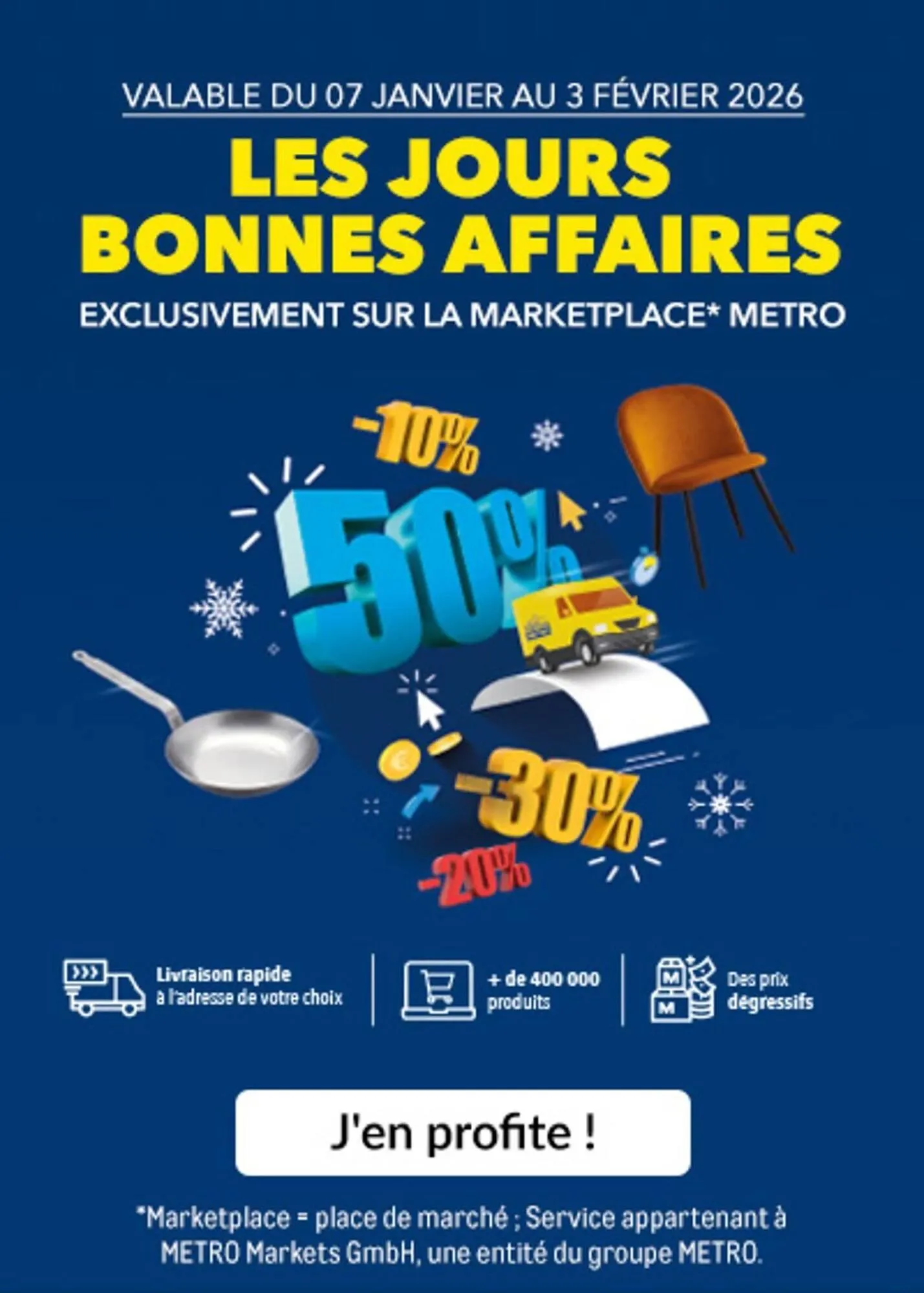 Catalogue METRO du 8 janvier au 3 février 2026 - Catalogue page 1