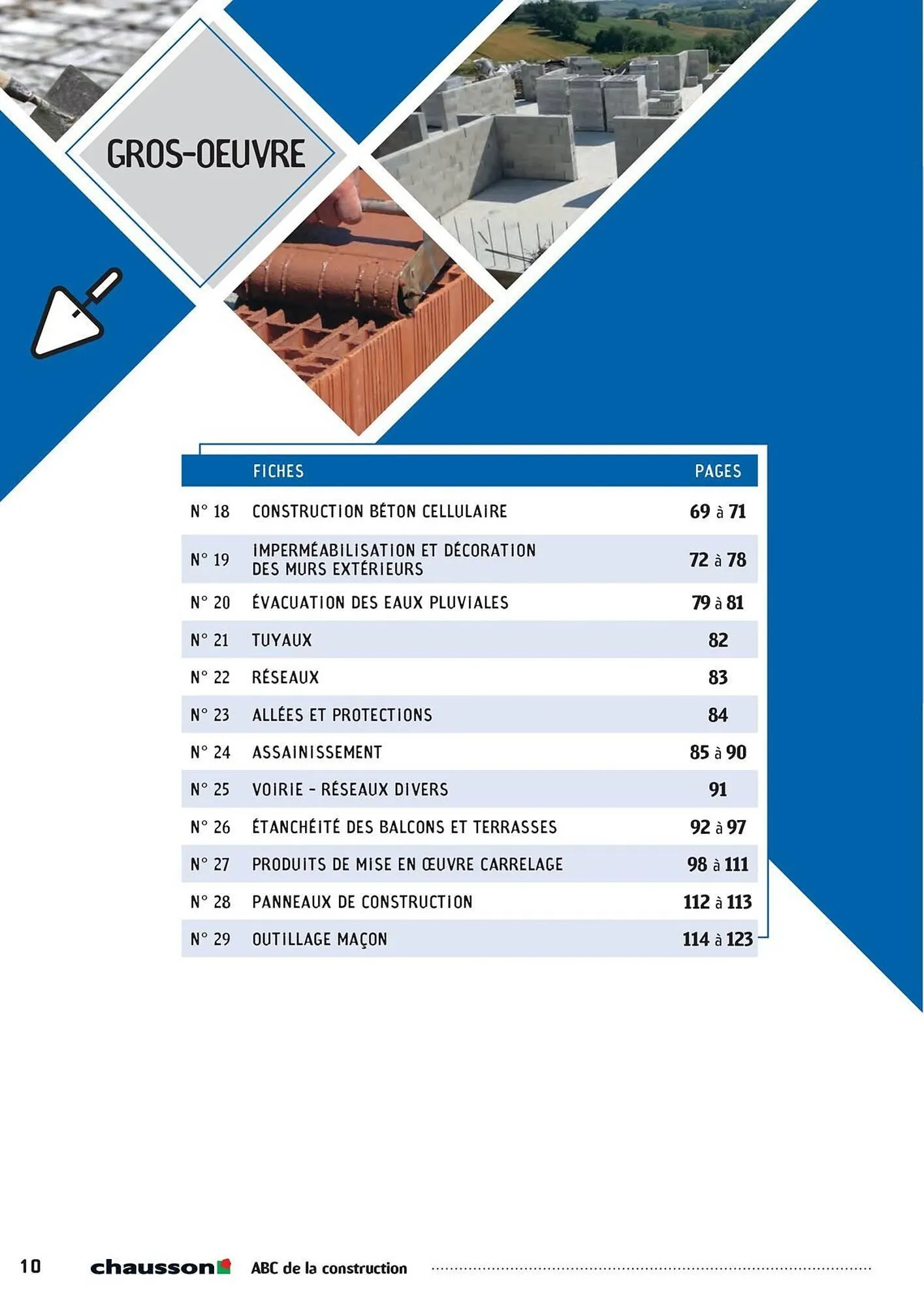 Catalogue Chausson Matériaux du 2 mai au 31 décembre 2025 - Catalogue page 12