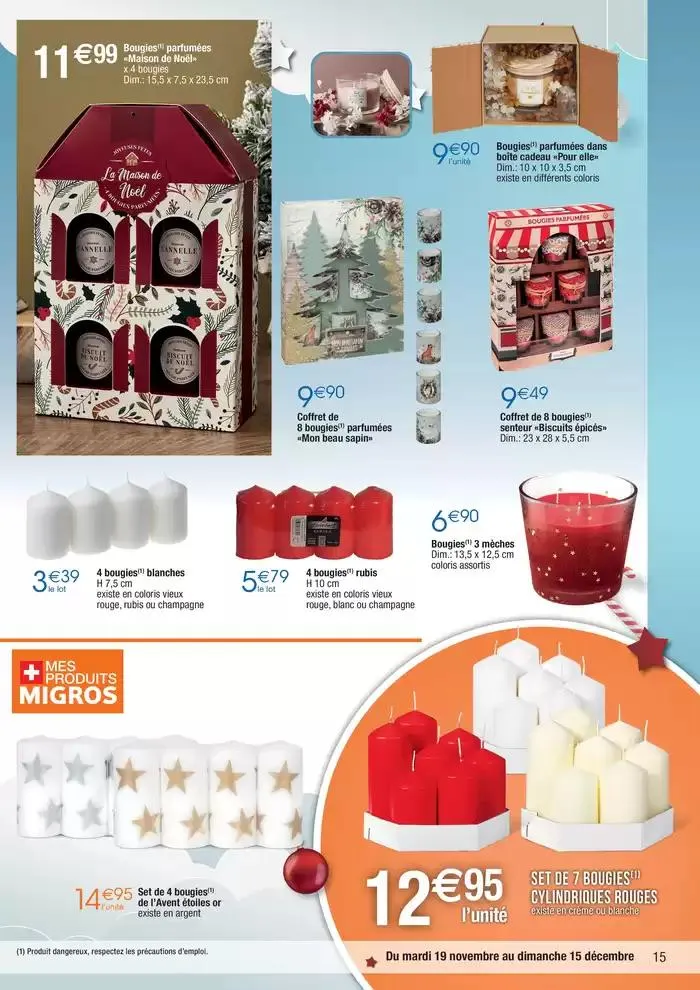 Déco (18j) Kdo Mode festif du 19 novembre au 15 décembre 2024 - Catalogue page 15