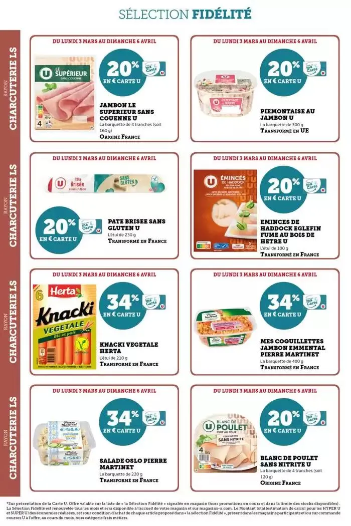 Tous les jours 20% du 21 mars au 6 avril 2025 - Catalogue page 4