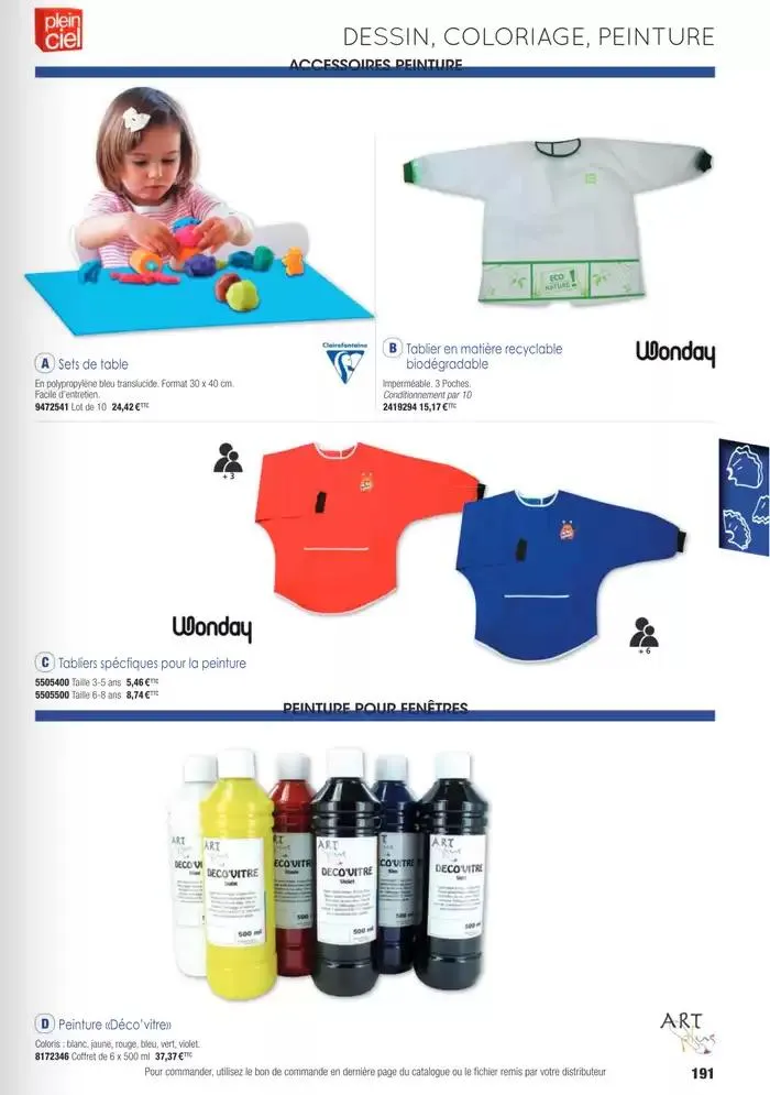 Écoles et loisirs 2025 du 1 janvier au 31 décembre 2025 - Catalogue page 191