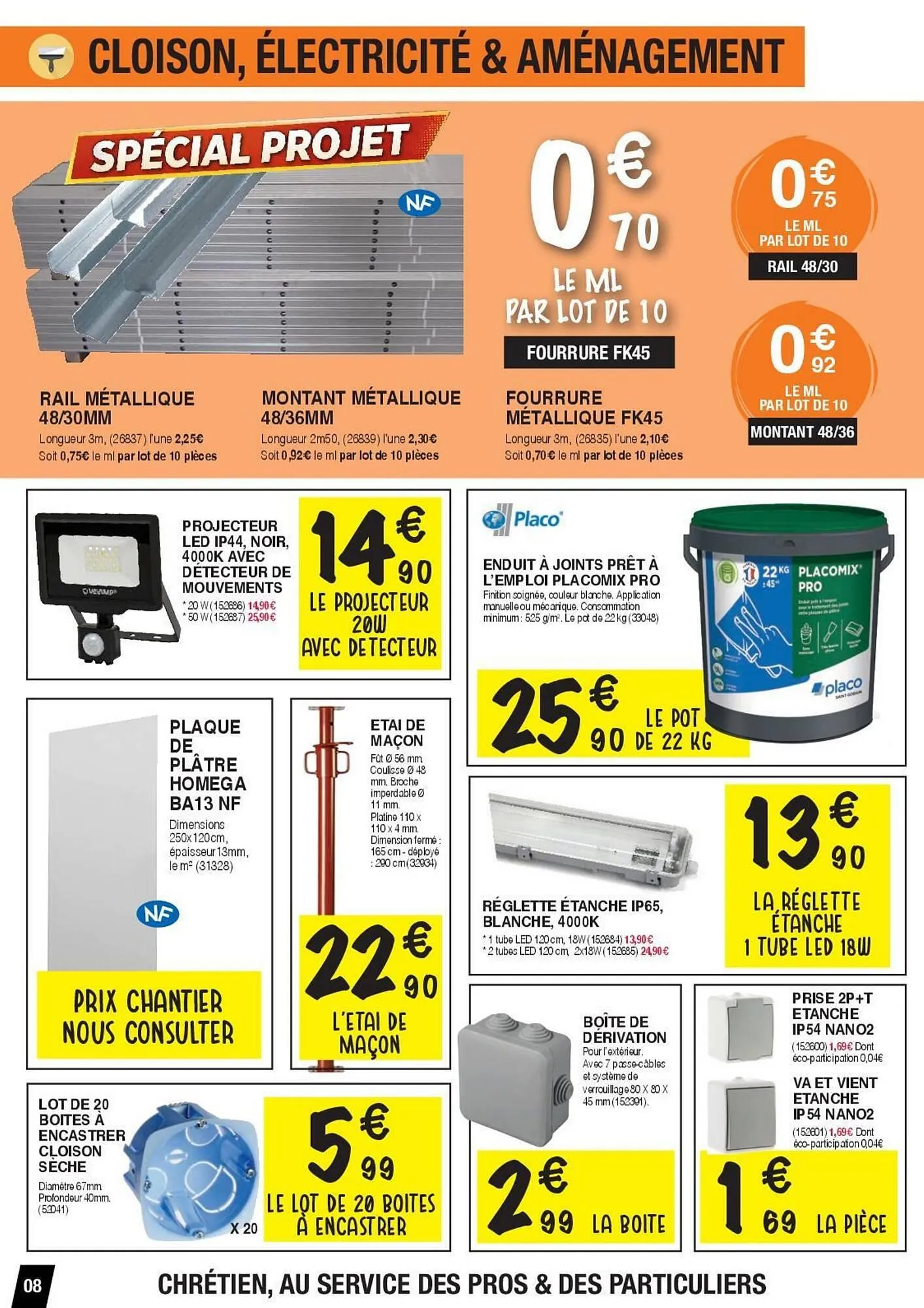 Catalogue Chretien Matériaux du 6 février au 28 février 2026 - Catalogue page 8