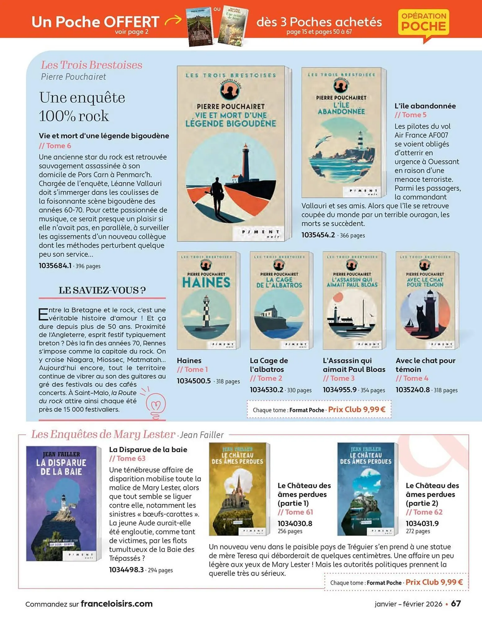 Catalogue France Loisirs du 1 janvier au 28 février 2026 - Catalogue page 67