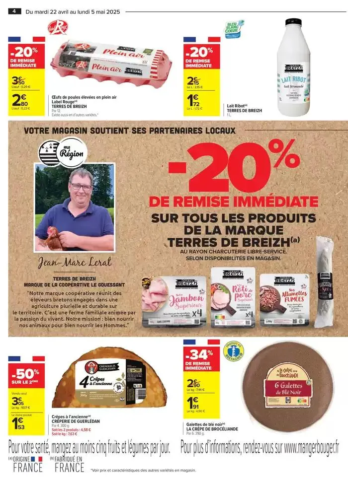 LE MEILLEUR DE MA RÉGION du 22 avril au 5 mai 2025 - Catalogue page 4