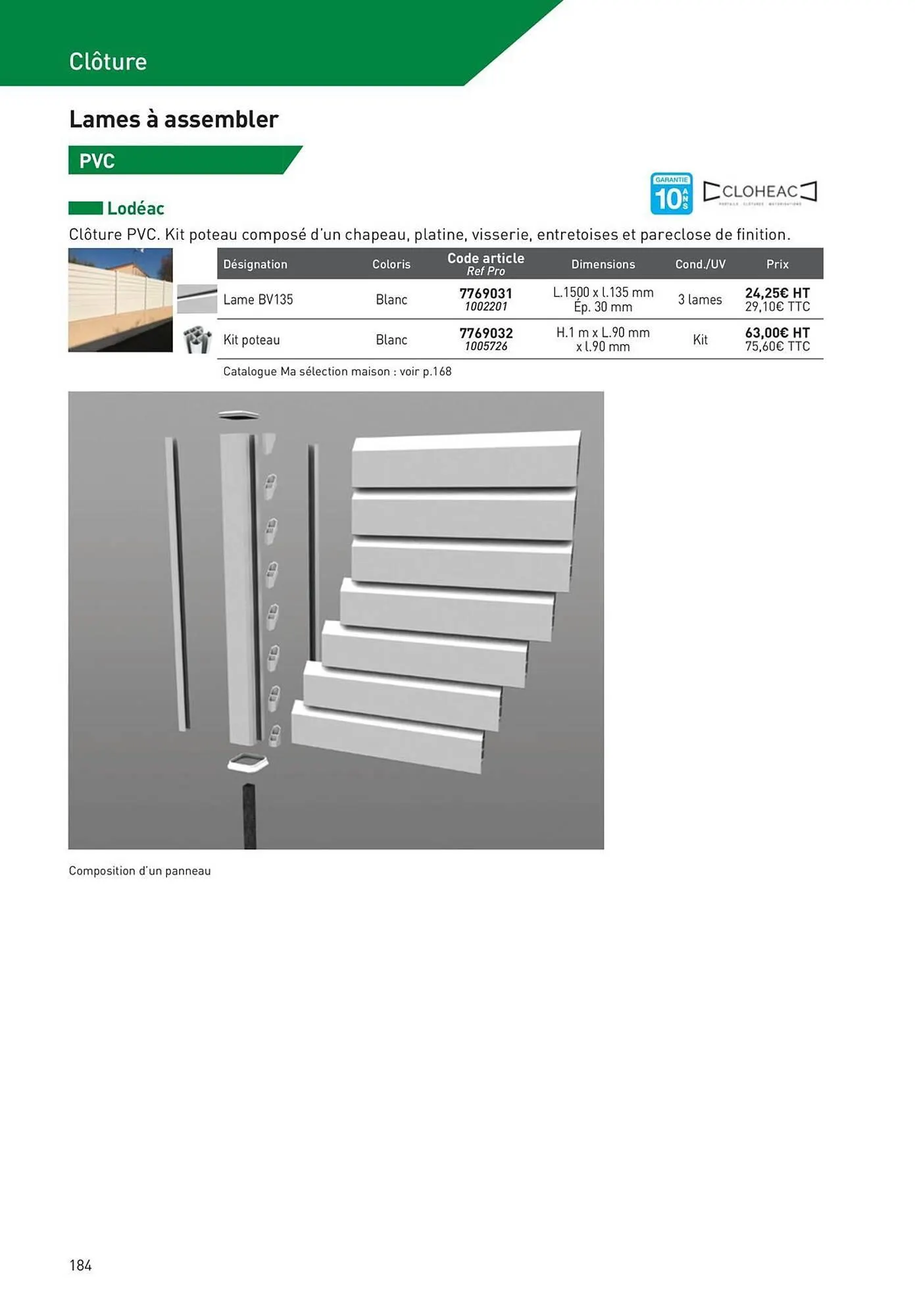 Catalogue Point P du 19 août au 1 janvier 2026 - Catalogue page 184