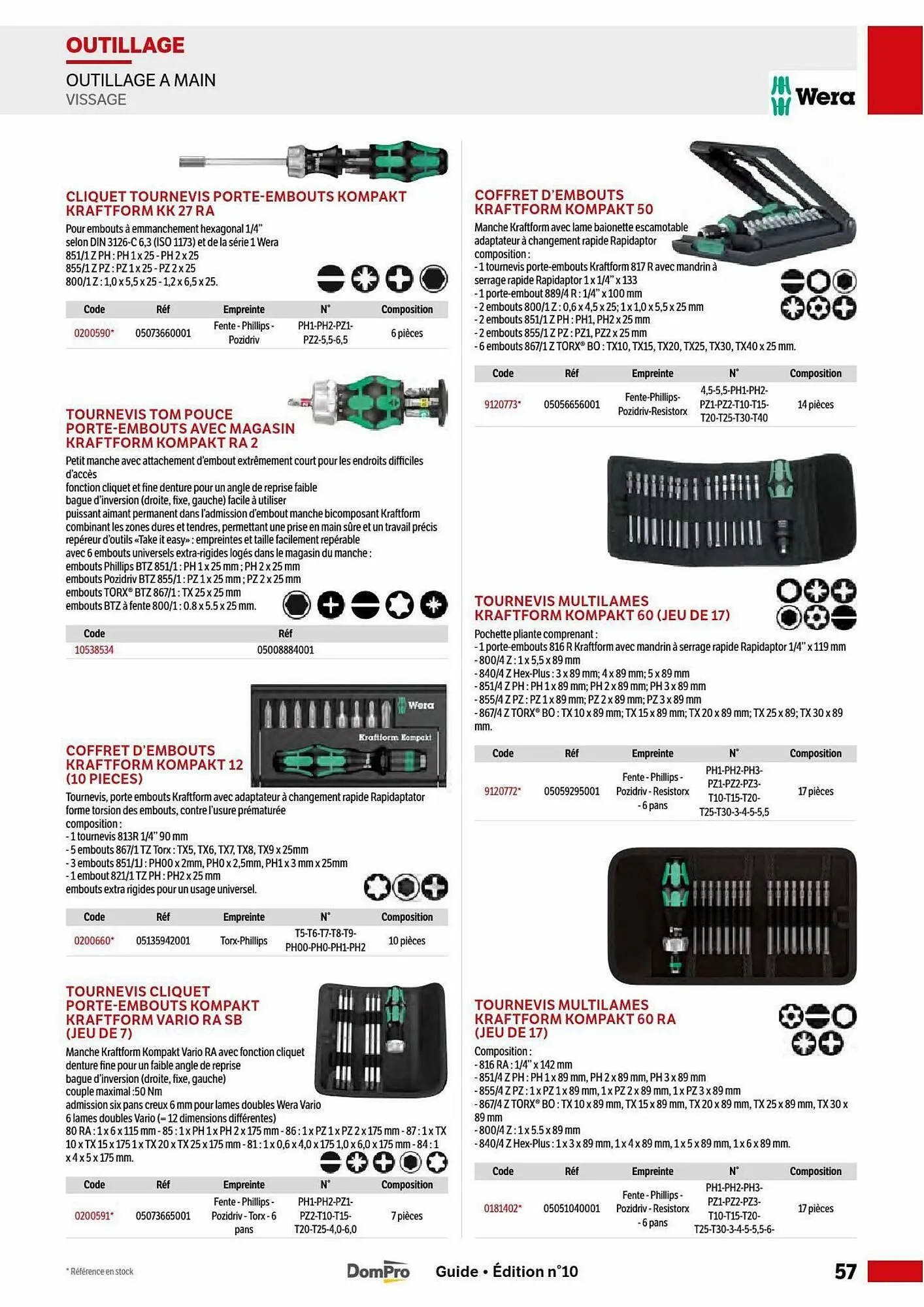Catalogue DomPro du 5 mai au 30 août 2025 - Catalogue page 57