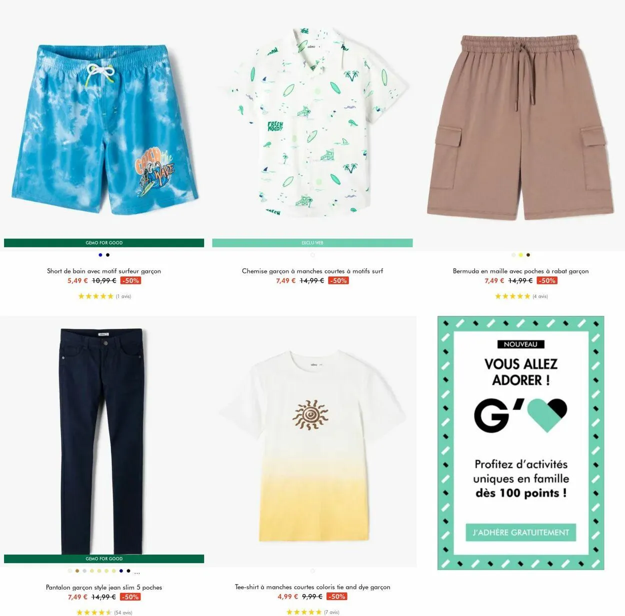 Gémo Catalogue actuel du 24 juillet au 6 août 2024 - Catalogue page 19
