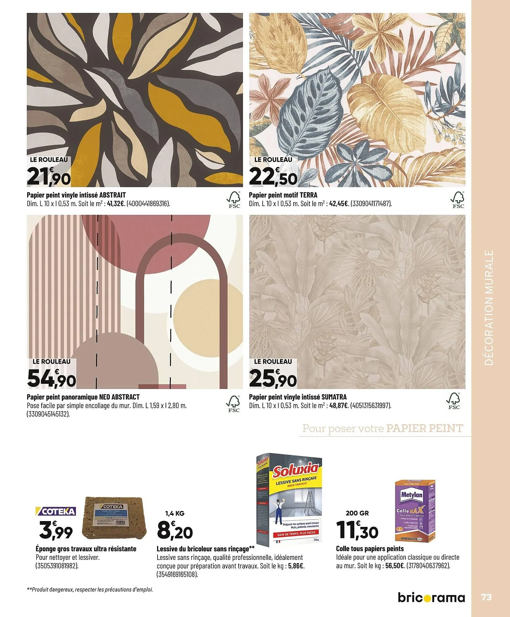 Catalogue Bricorama du 27 octobre au 7 décembre 2025 - Catalogue page 73