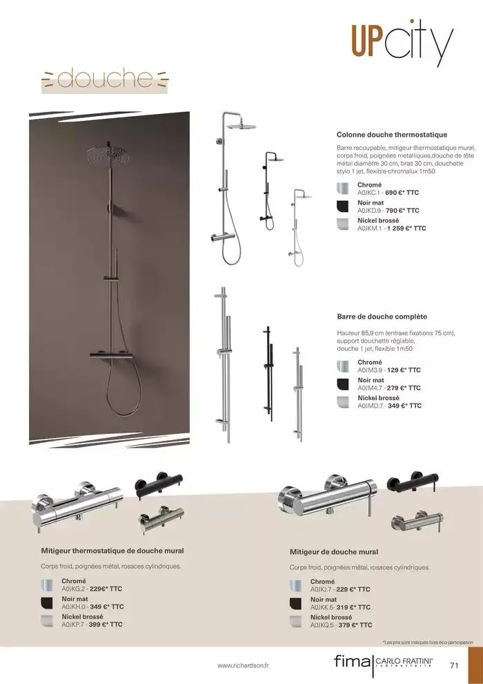 Collections Exclusives 2025 du 11 avril au 31 décembre 2025 - Catalogue page 71