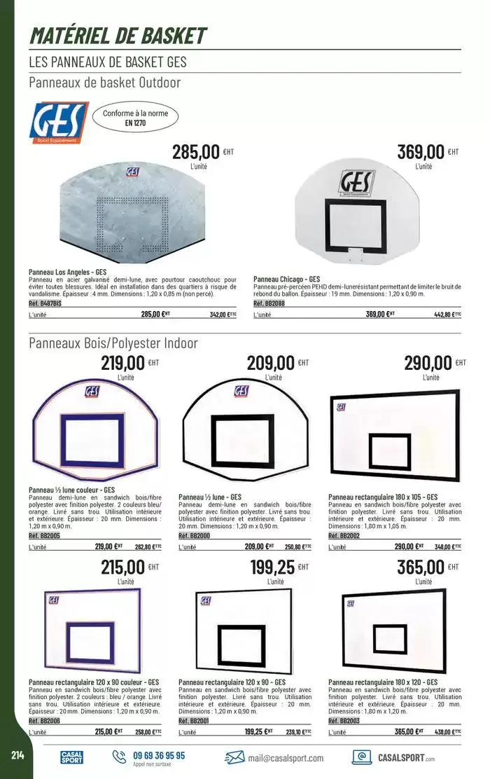 ÉQUIPEMENT SPORTIF du 6 mars au 31 décembre 2025 - Catalogue page 186