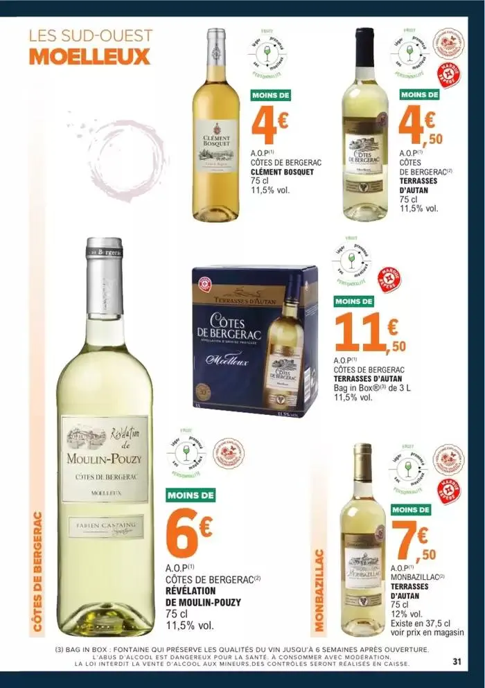 GUIDES DES VINS 2024/2025 du 1 avril au 31 décembre 2025 - Catalogue page 52