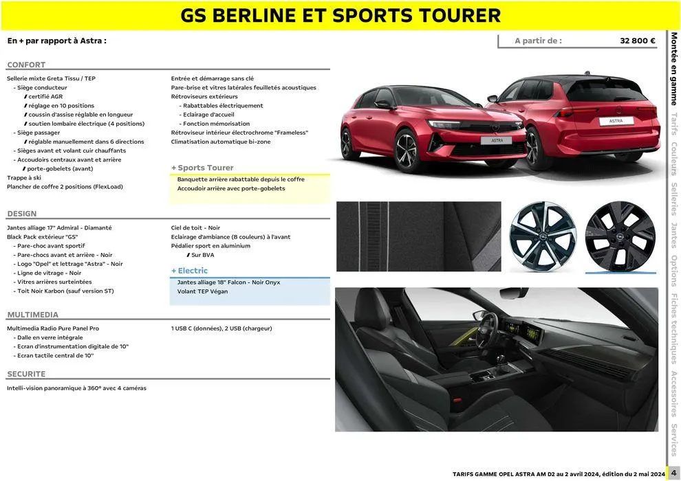 Opel Nouvelle Astra du 3 mai au 3 mai 2025 - Catalogue page 5