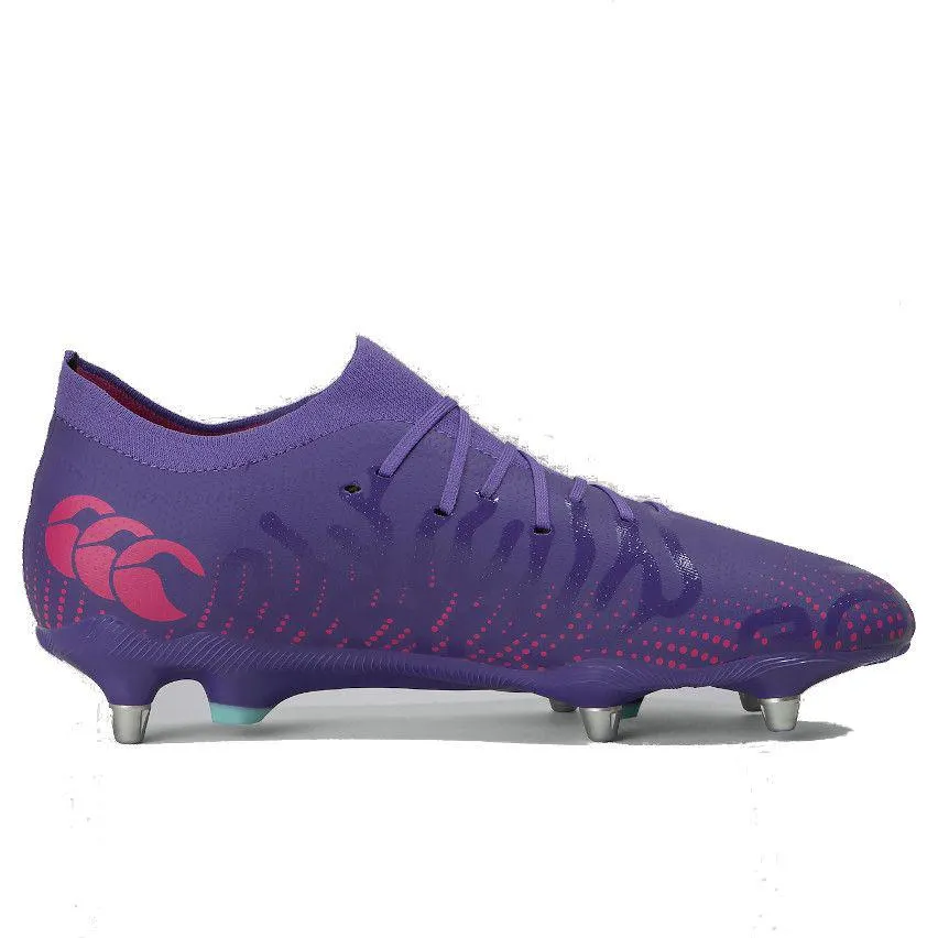 Chaussures Rugby Speed Infinite Pro SG Crampons Hybrides Tout Terrain Violet - Canterbury