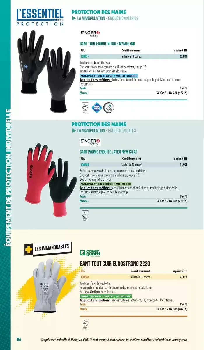 Essentiel Protection 2025 tarifé du 3 mars au 31 décembre 2025 - Catalogue page 58