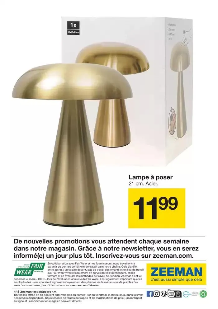 Nos basiques intemporels vont bien avec tout. du 3 mars au 14 mars 2025 - Catalogue page 35