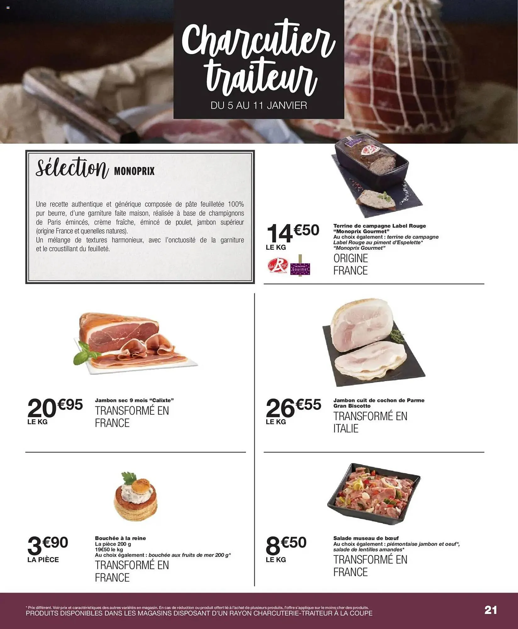 Catalogue Monoprix du 1 janvier au 18 janvier 2026 - Catalogue page 21