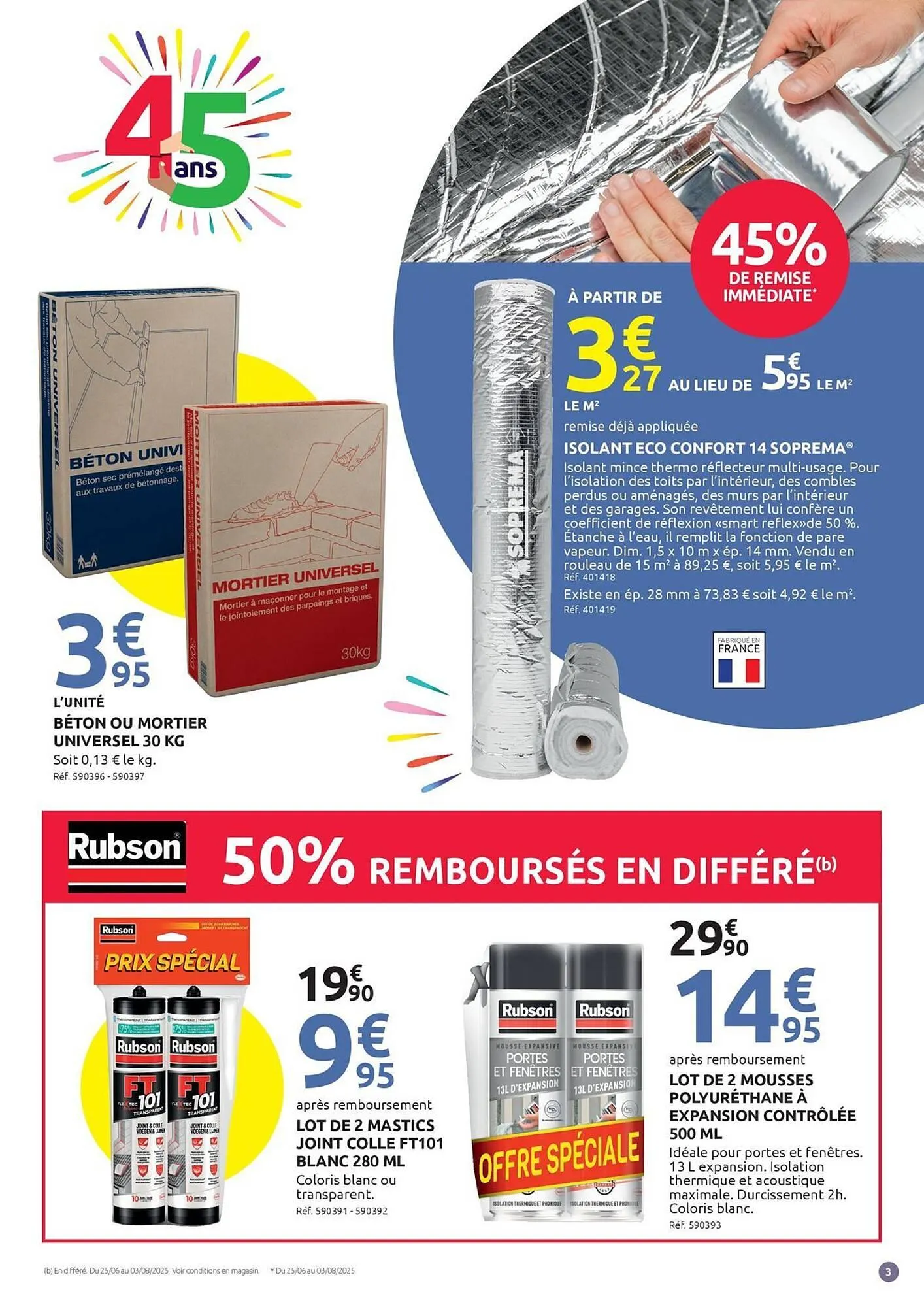 Catalogue Mr Bricolage du 25 juin au 3 août 2025 - Catalogue page 3