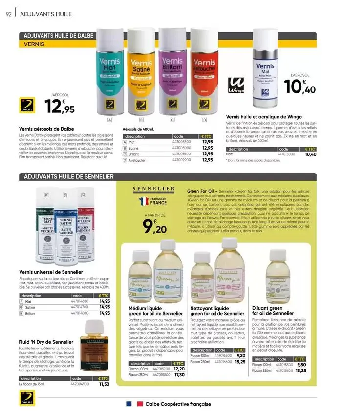 CATALOGUE DALBE 2025 du 27 janvier au 31 décembre 2025 - Catalogue page 94