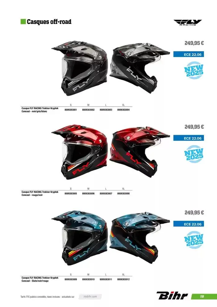 FLY RACING 2025 du 20 novembre au 31 août 2025 - Catalogue page 21