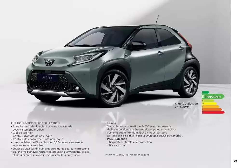 Toyota Aygo X du 6 novembre au 6 novembre 2025 - Catalogue page 29