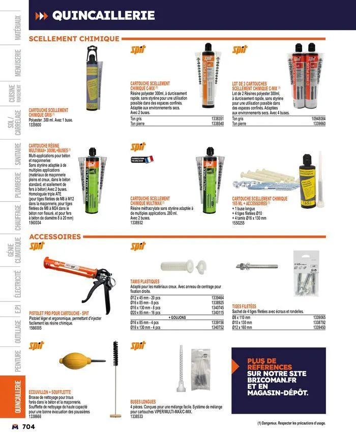 Guide produits 2024 du 15 mars au 31 décembre 2024 - Catalogue page 704