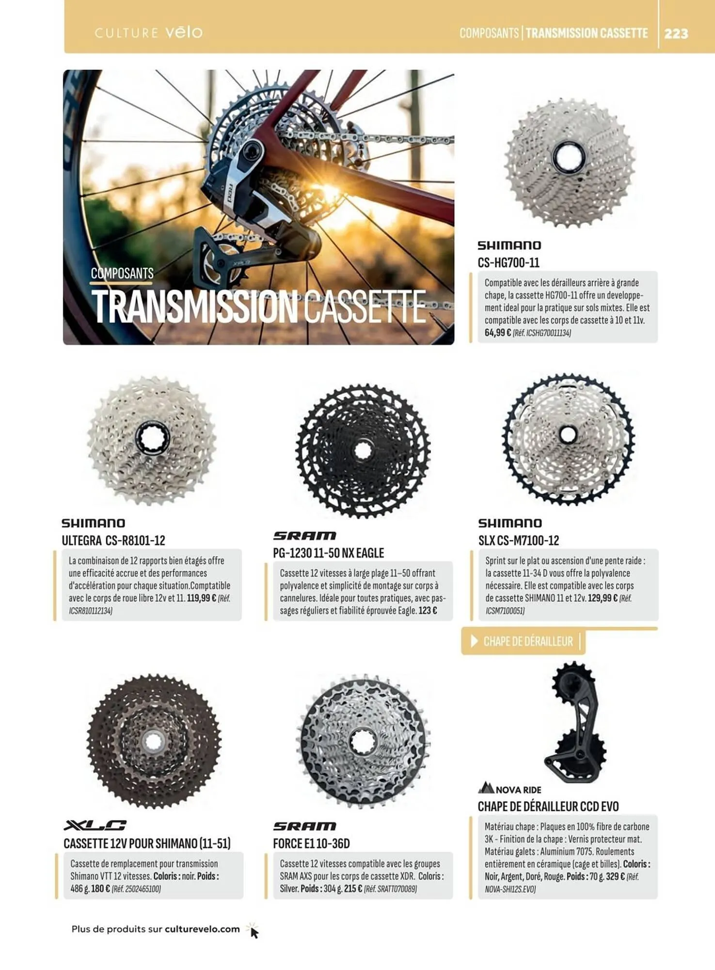 Catalogue Culture Vélo du 19 décembre au 31 décembre 2026 - Catalogue page 223