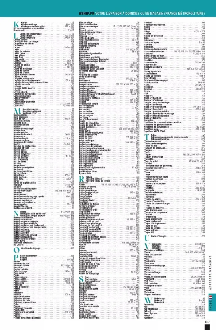 Navigue  du 24 février au 31 décembre 2025 - Catalogue page 407