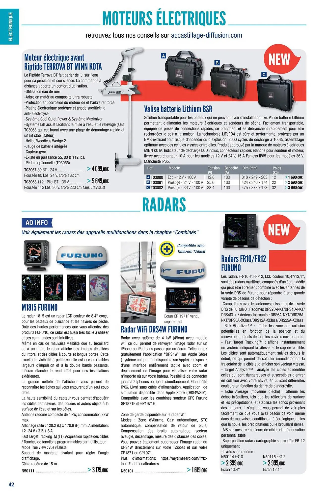 Catalogue Accastillage Diffusion du 1 mars au 31 décembre 2023 - Catalogue page 44