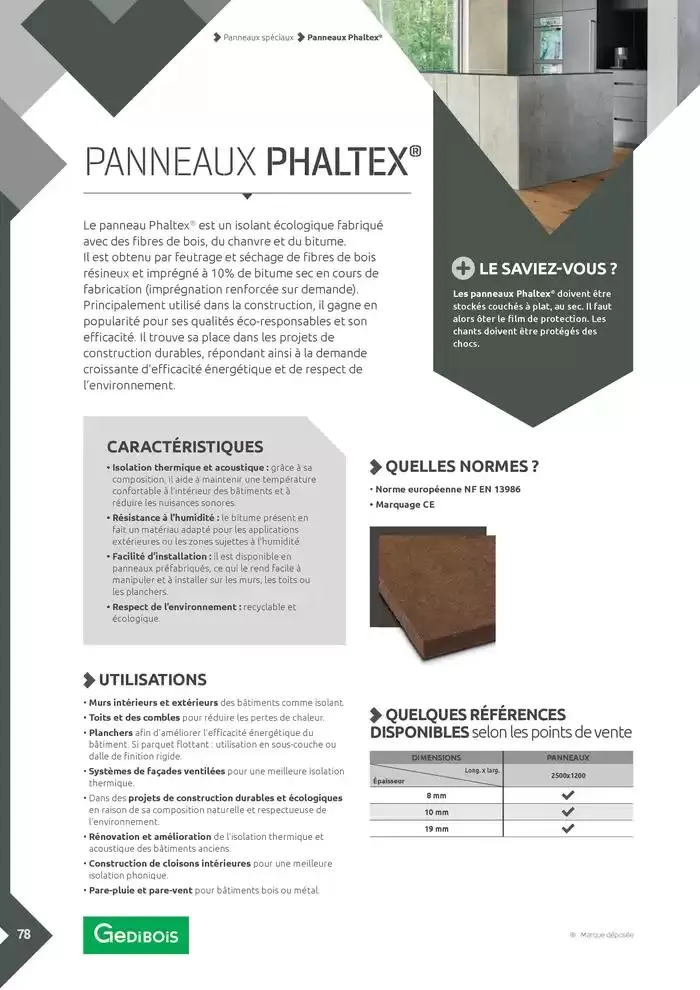 Aménagents Intérieurs du 9 décembre au 9 juin 2025 - Catalogue page 78