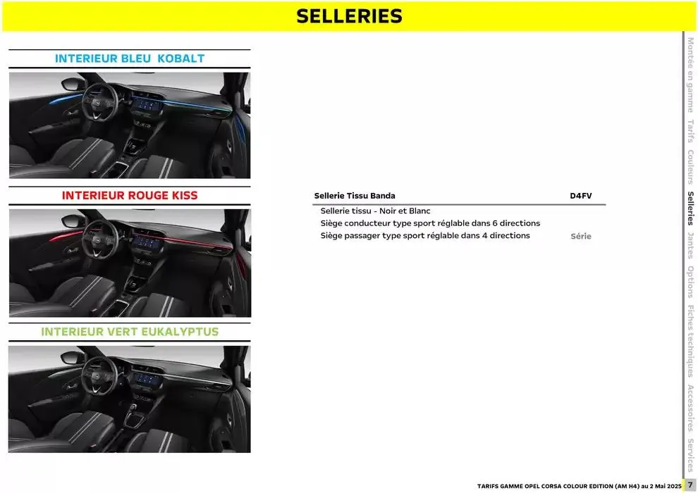 Opel Corsa du 12 mai au 12 mai 2026 - Catalogue page 7